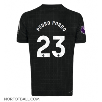 Billige Fotballdrakt Tottenham Hotspur Pedro Porro #23 Replika Bortedrakt 2025-26 Kortermet